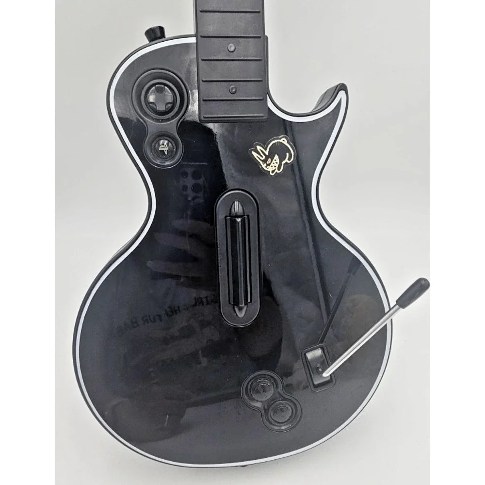Guitar Hero Les Paul Wireless Controller PS3 Sony PlayStation 3 Black No Bat Cvr
